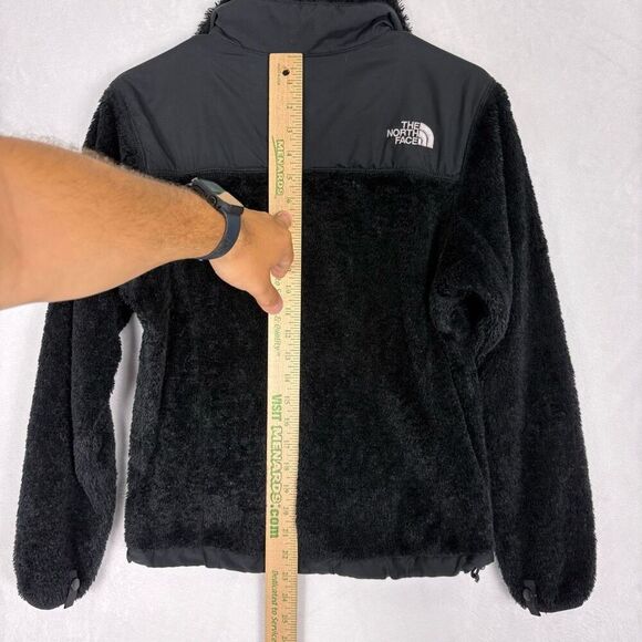 The North Face Black Fuzzy Zip Up Women's Size XS - Picture 14 of 14